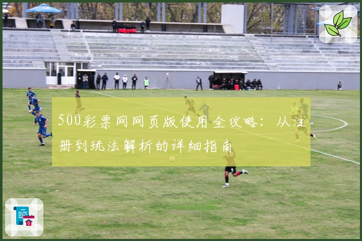 500彩票网网页版使用全攻略：从注册到玩法解析的详细指南