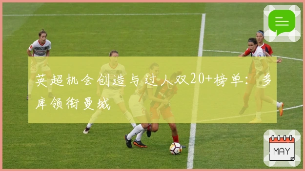 英超机会创造与过人双20+榜单：多库领衔曼城
